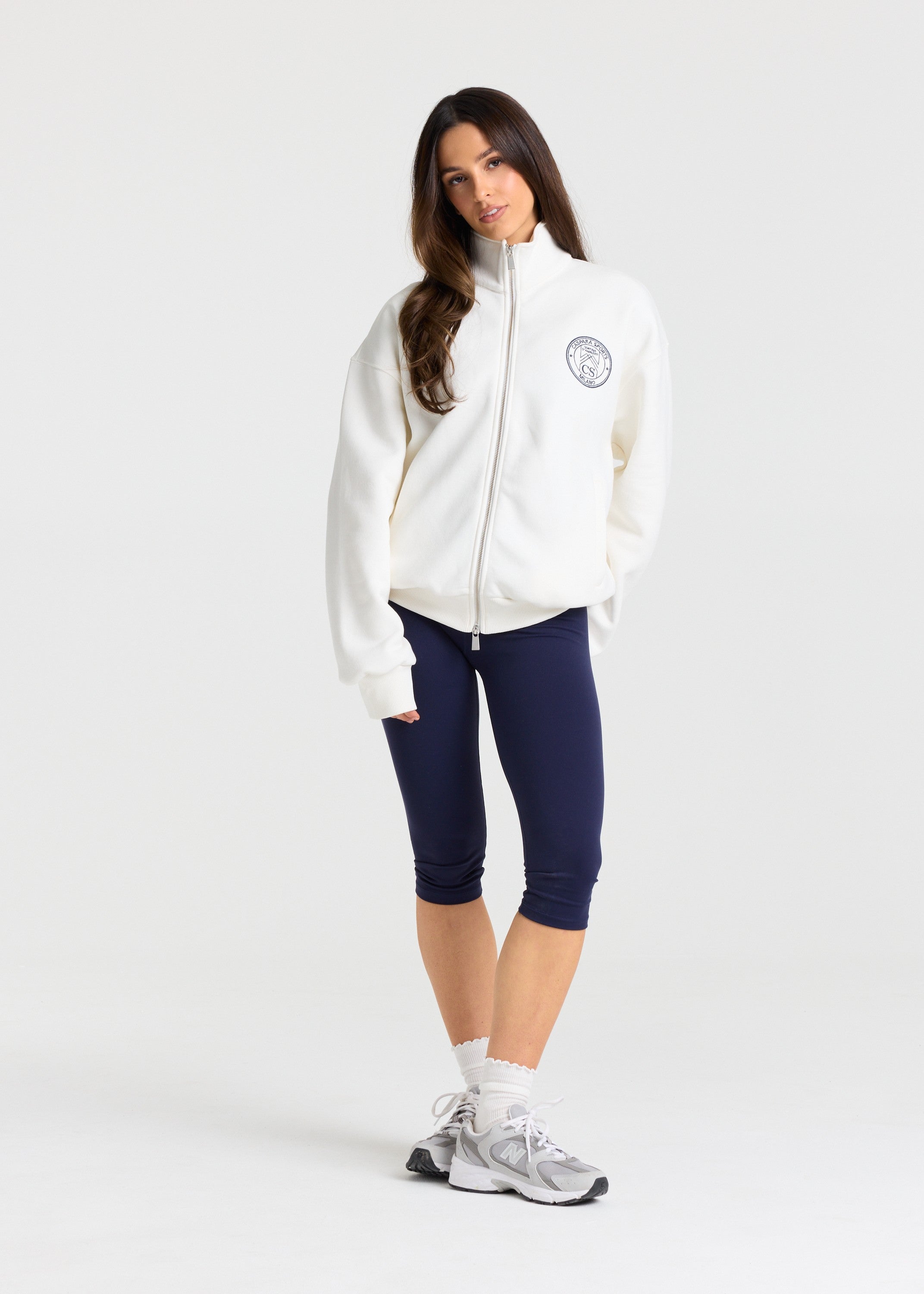 W. Funnel Zip Jacket - White
